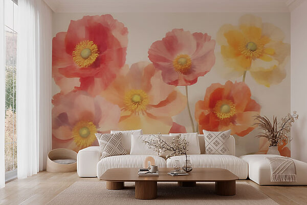 Groep bloemen op witte achtergrond Groep bloemen op witte achtergrond
