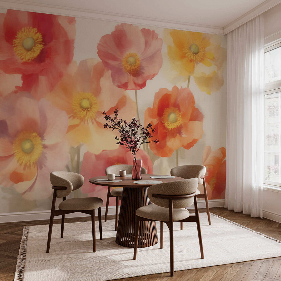 Groep bloemen op witte achtergrond Groep bloemen op witte achtergrond