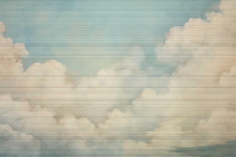 Blauwe lucht met wolken