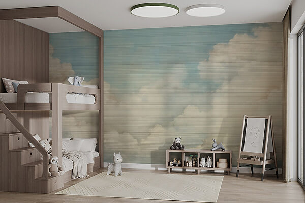 Blauwe lucht met wolken Blauwe lucht met wolken