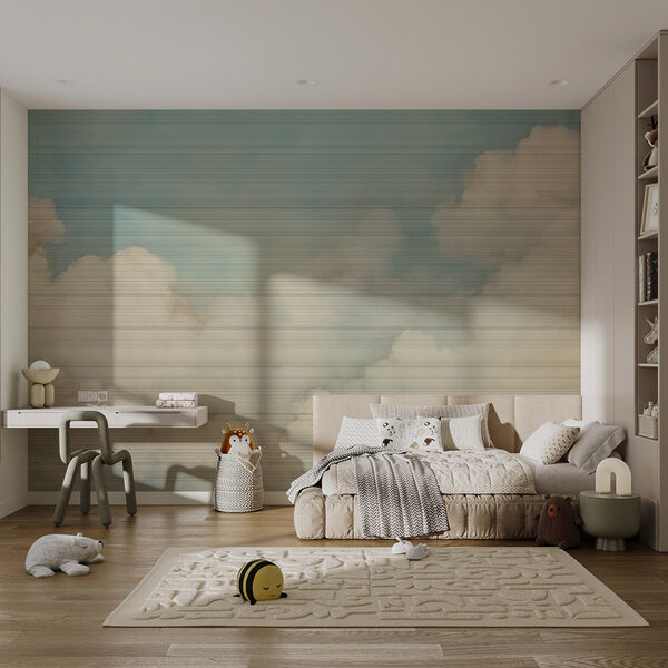 Blauwe lucht met wolken Blauwe lucht met wolken