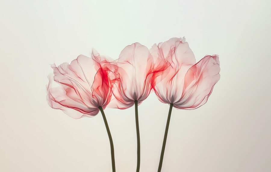 Groep roze bloemen Groep roze bloemen