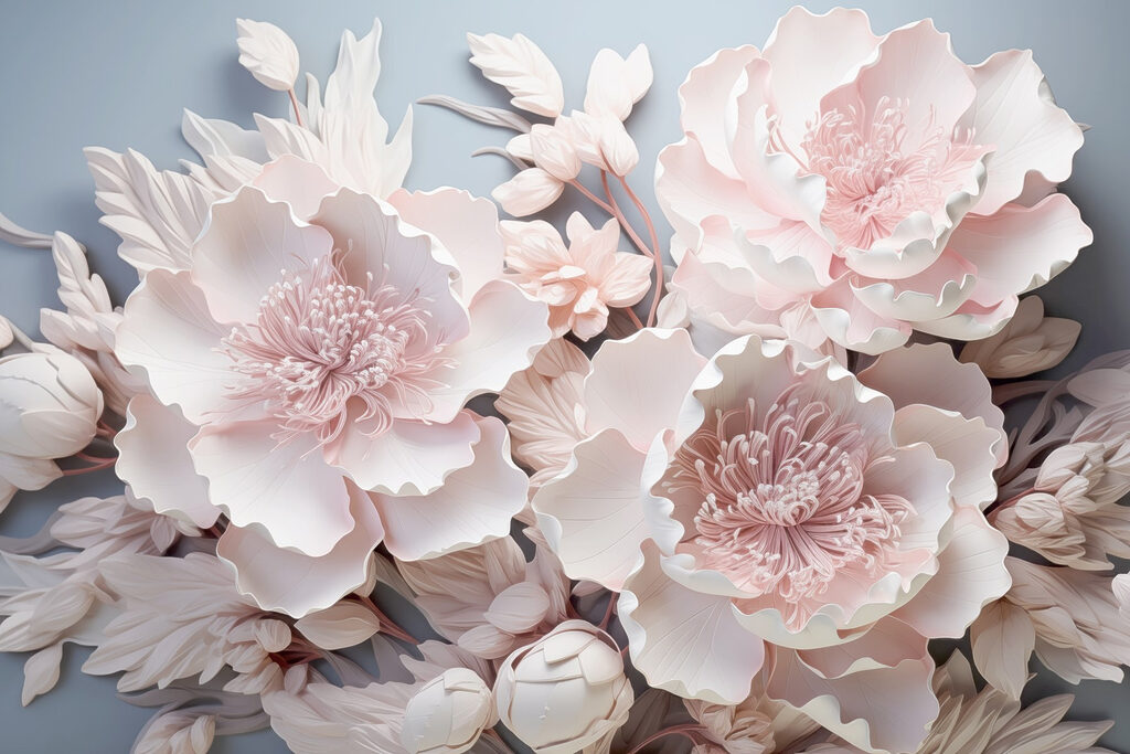 Group of white flowers