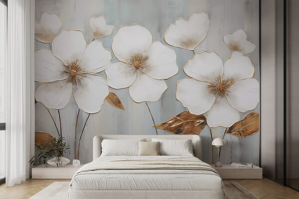 Delicate bloemen met elegante accenten Delicate bloemen met elegante accenten
