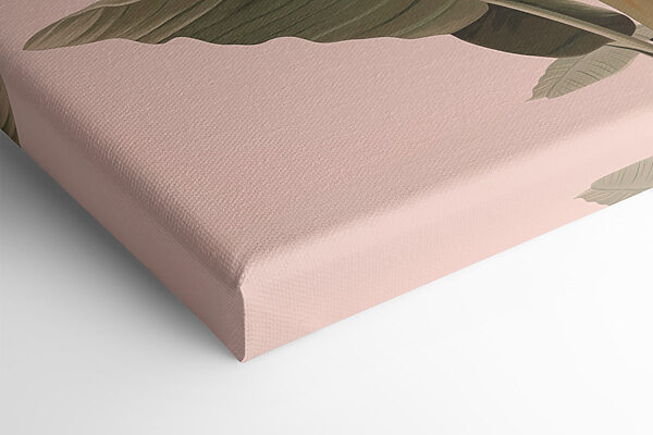 Painting of a flower and leaves