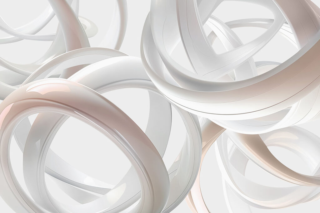 Groep witte ringen Groep witte ringen