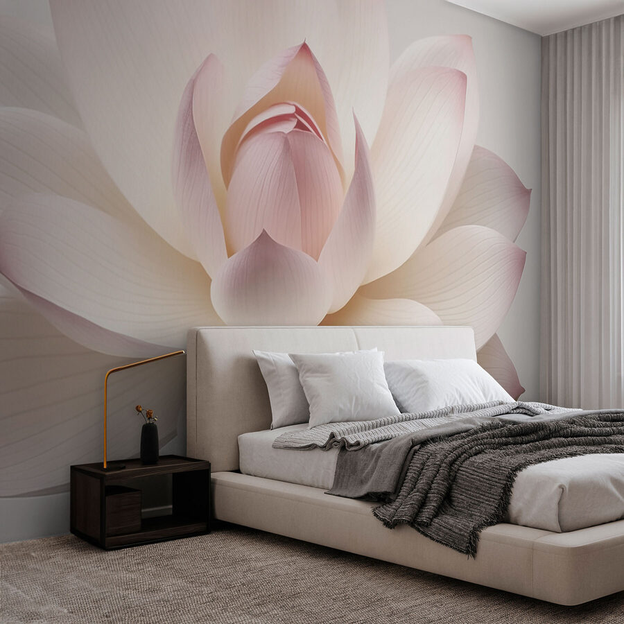 Delicate bloemen in zachte kleuren