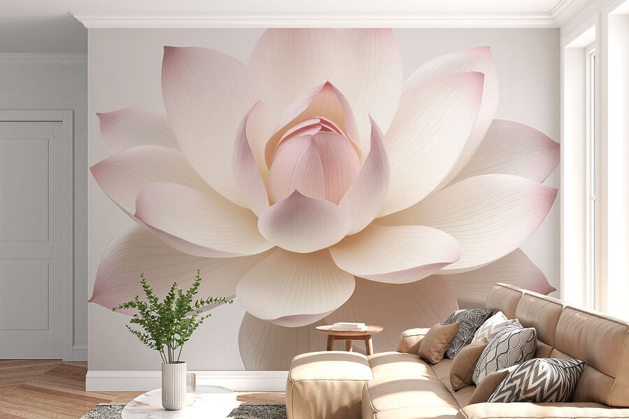 Delicate bloemen in zachte kleuren