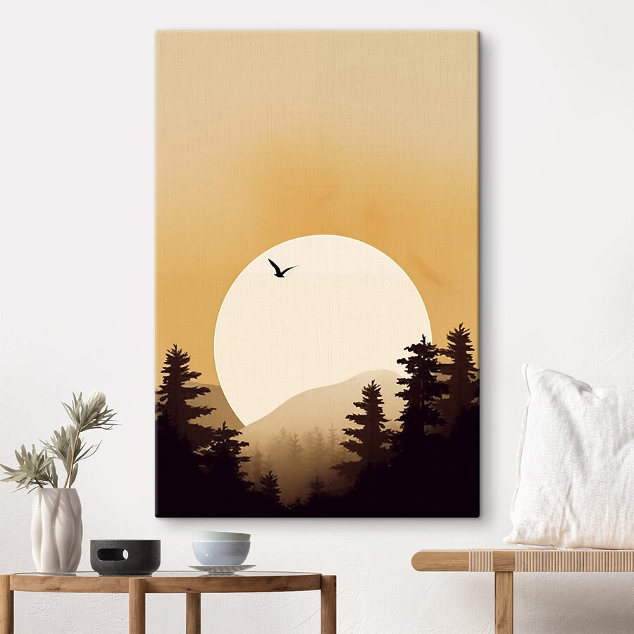 Vliegende vogel in de lucht