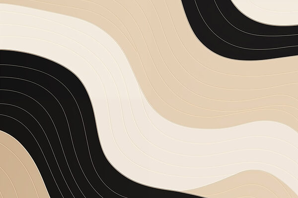 Black and white wavy lines Black and white wavy lines