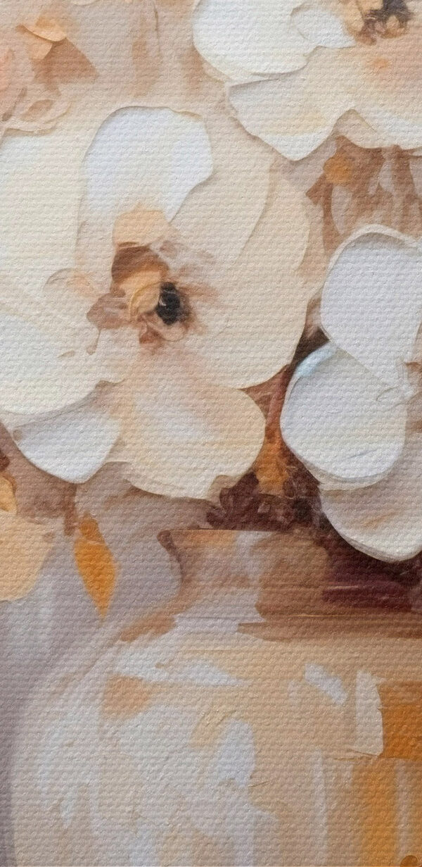 Schilderij van bloemen in een vaas Schilderij van bloemen in een vaas