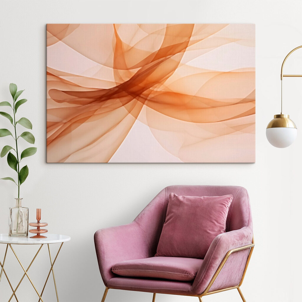 Fluid patterns in warm tones