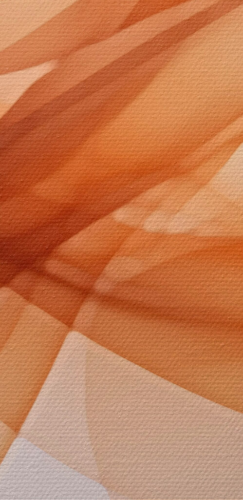 Fluid patterns in warm tones