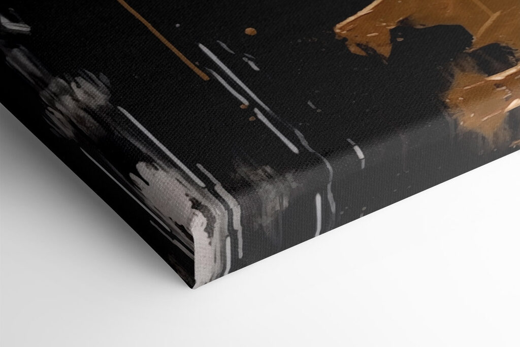 Serene beauty in a painted moment