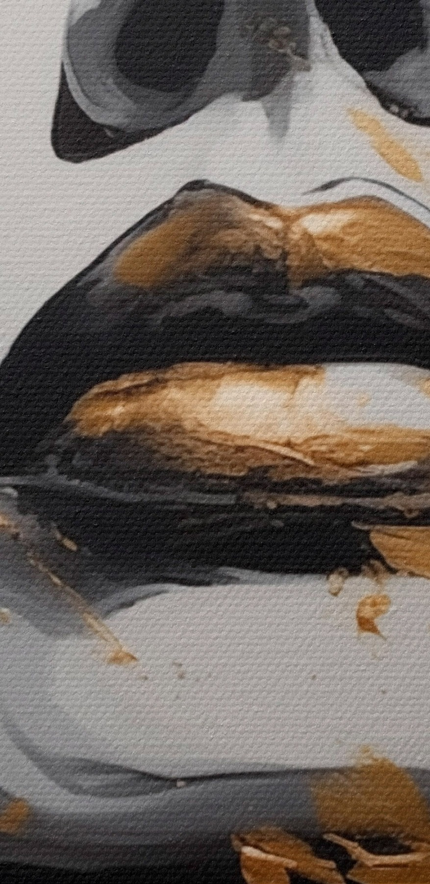 Serene schoonheid in een geschilderd moment