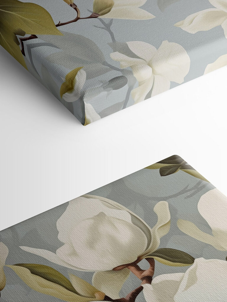 Beautiful magnolias in soft hues