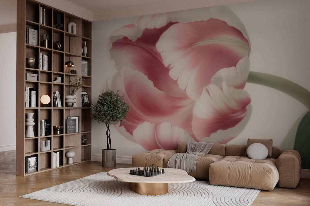 Gevoelige roze tulp in bloei w03638pig1mr 1024x683 - Gevoelige roze tulp in bloei