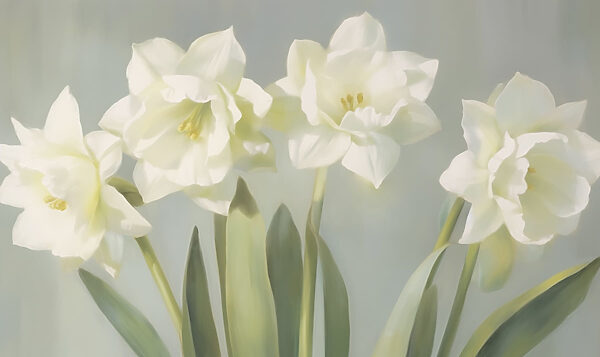 Groep witte bloemen Groep witte bloemen