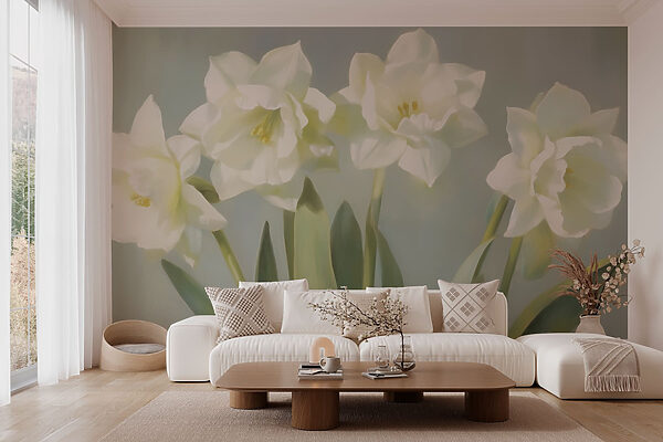 Groep witte bloemen Groep witte bloemen