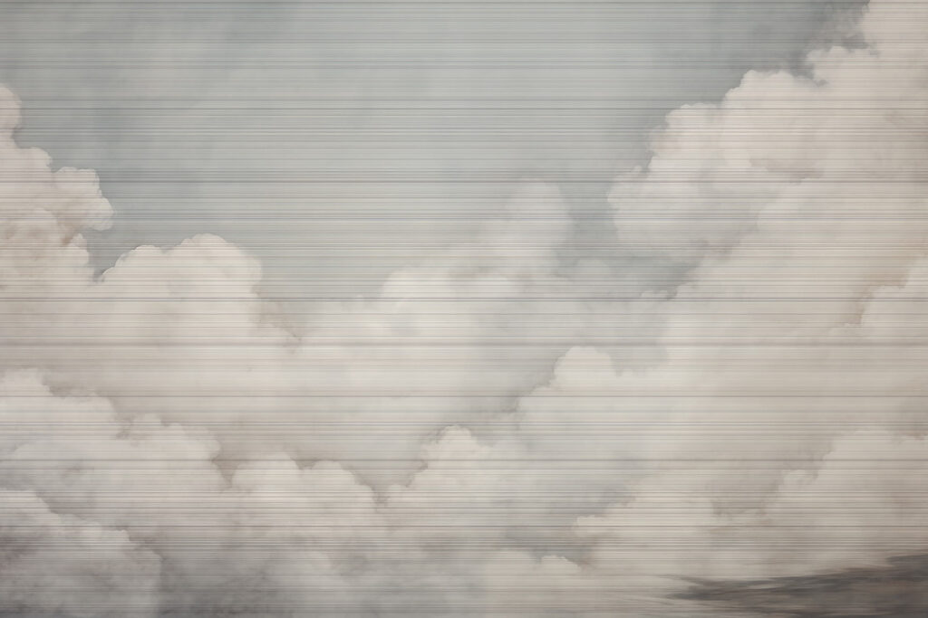 Witte wolken in de lucht Witte wolken in de lucht