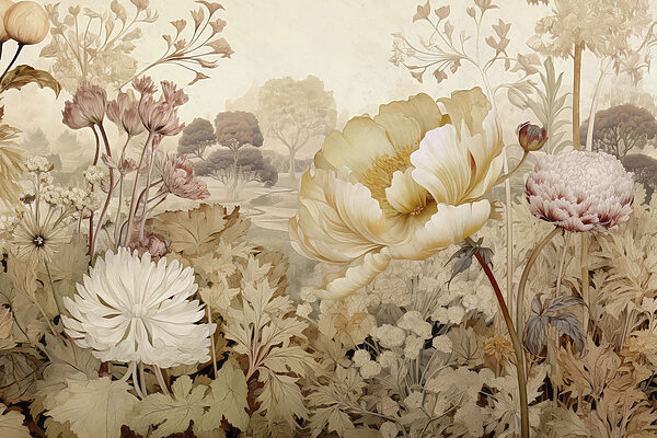 Delicate bloemen in gedempte tinten w03663p 600x400 - Delicate bloemen in gedempte tinten