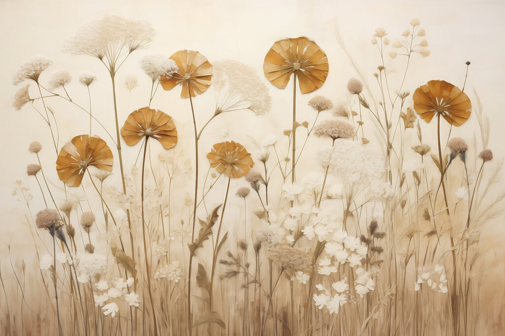 Delicate bloemen in zachte tinten. Delicate bloemen in zachte tinten.