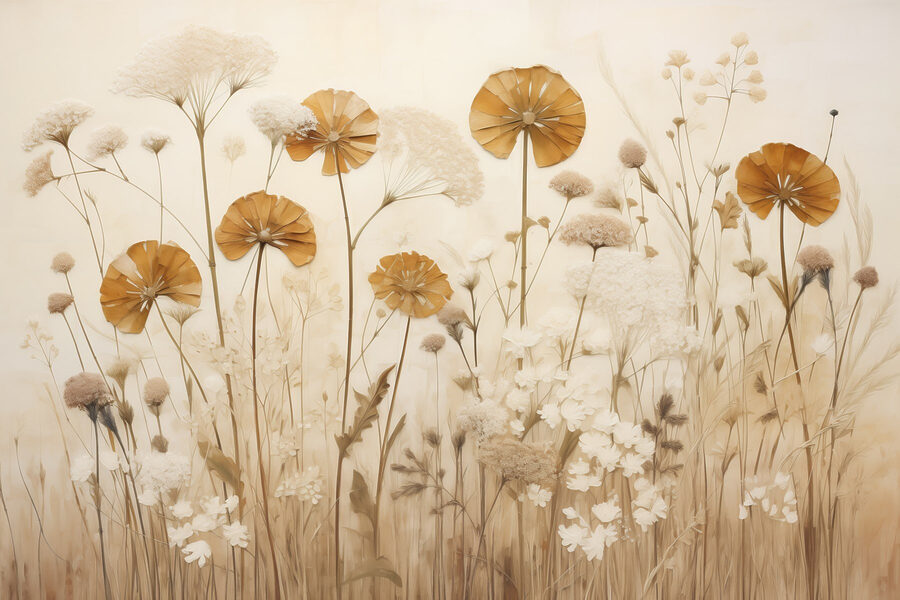 Delicate bloemen in zachte tinten. Delicate bloemen in zachte tinten.