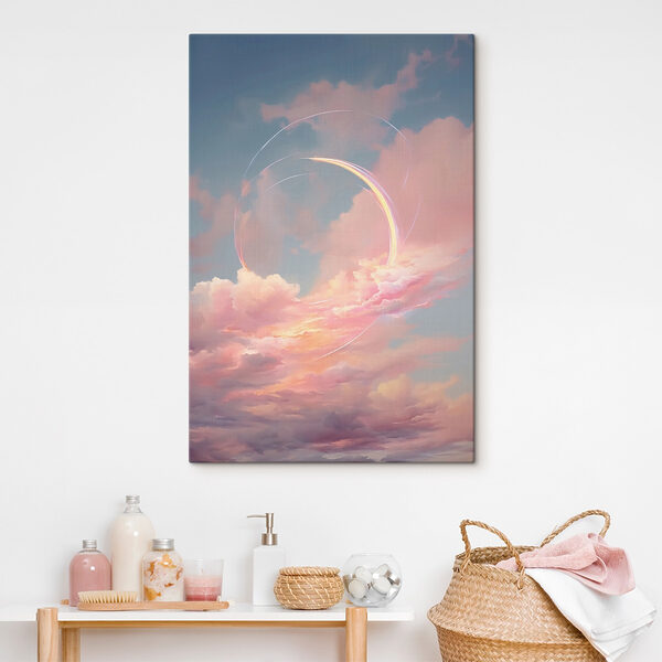 Roze wolken in de lucht Roze wolken in de lucht