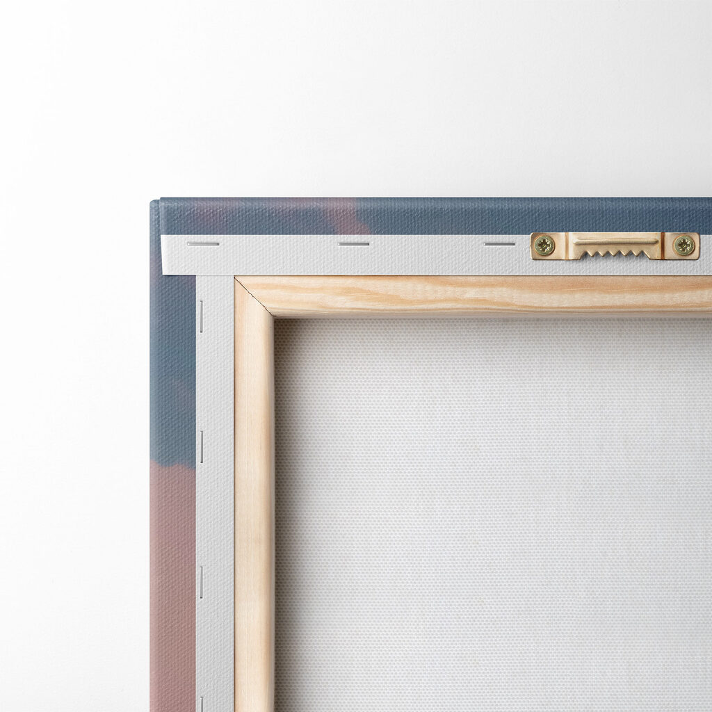 Pink clouds in the sky