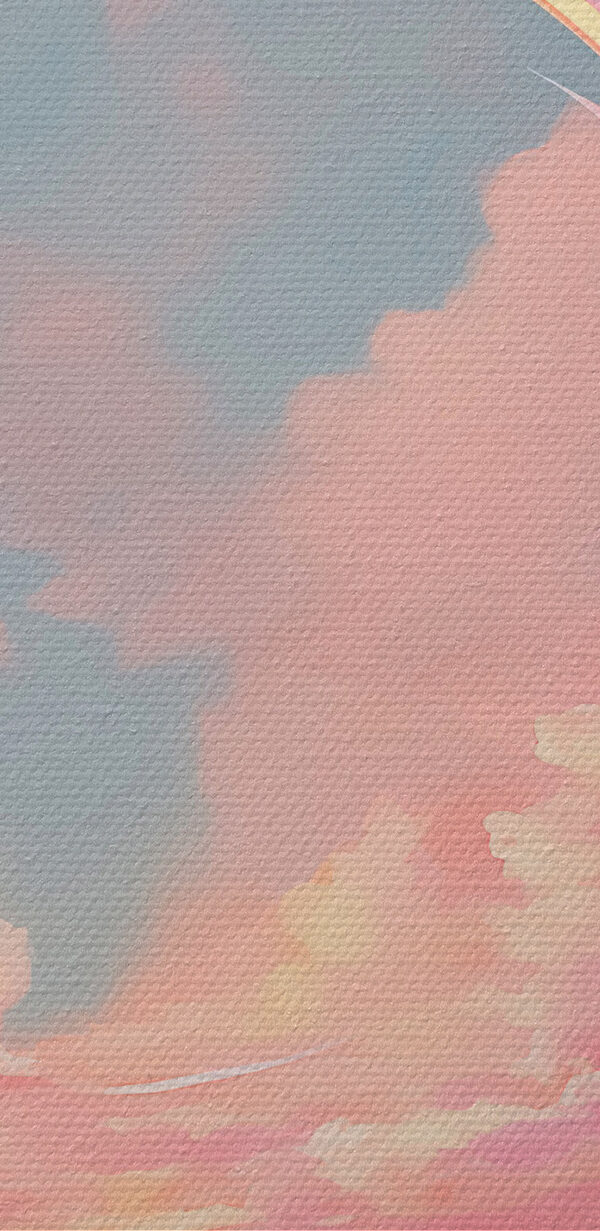 Roze wolken in de lucht Roze wolken in de lucht