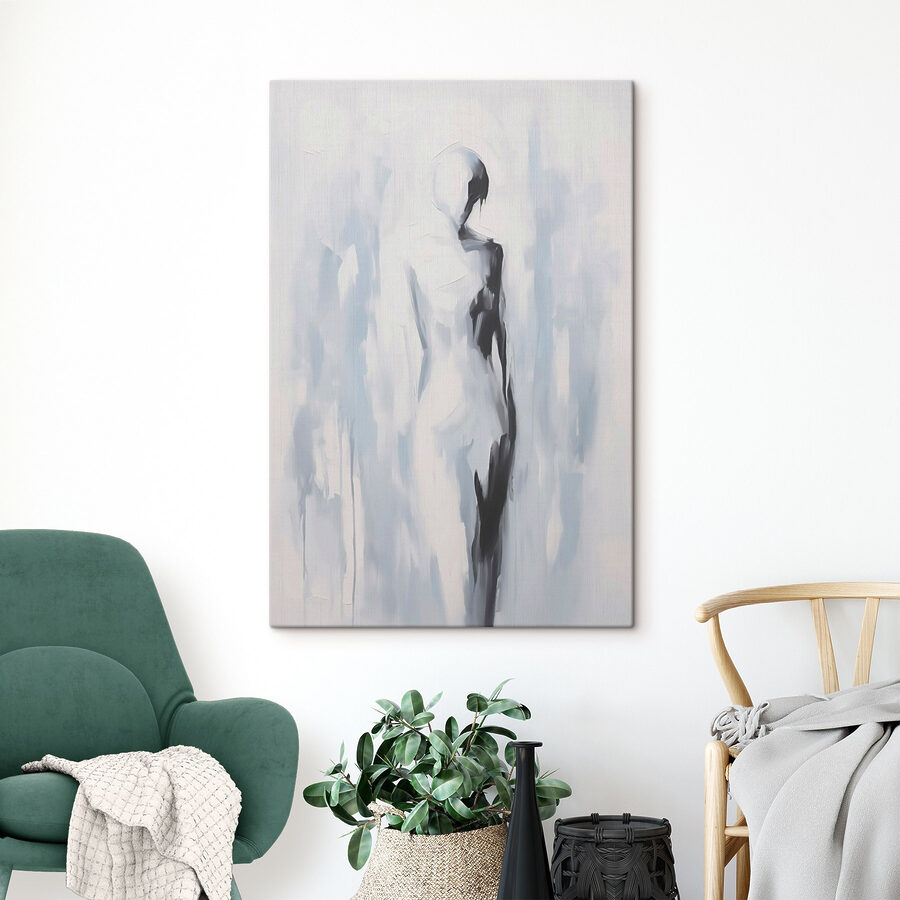 Schilderij van een vrouw