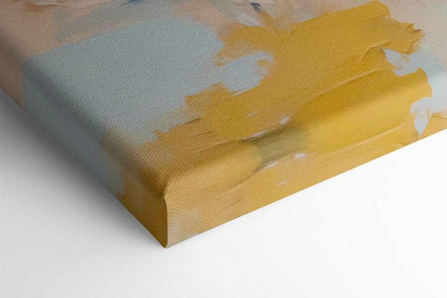 Schilderij van een landschap
