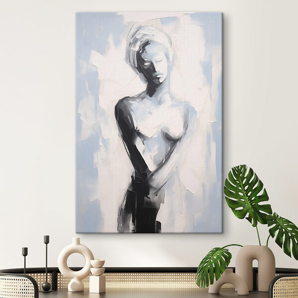 Schilderij van een vrouw Schilderij van een vrouw