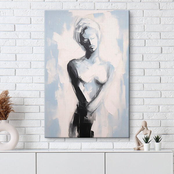 Schilderij van een vrouw Schilderij van een vrouw