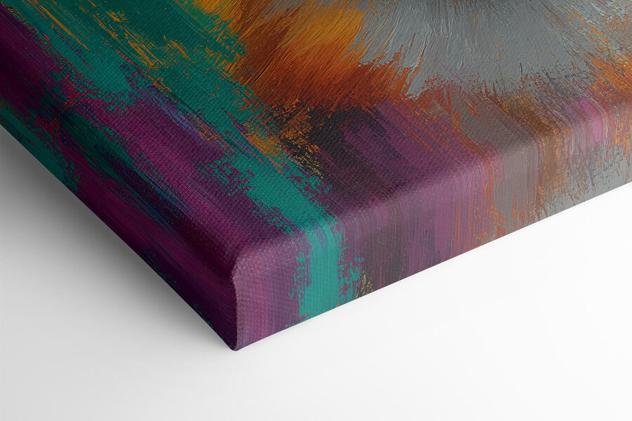 Schilderij van een vos Schilderij van een vos