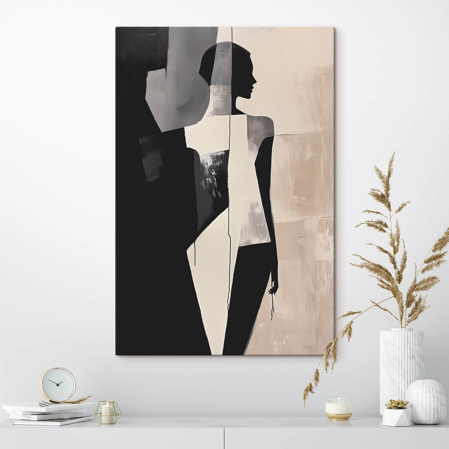 Vrouw’s gezicht in een witte jurk Vrouw’s gezicht in een witte jurk