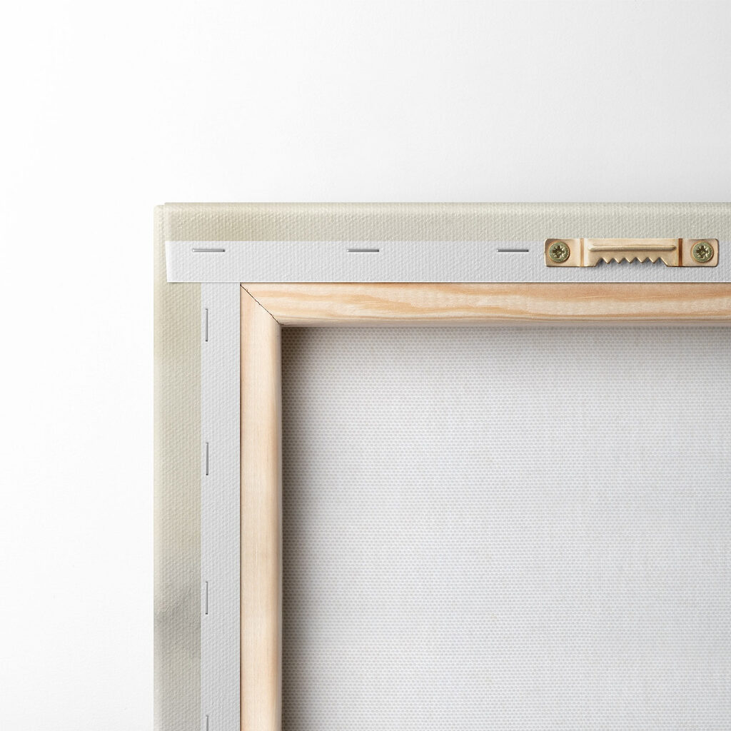 Watercolor of two geese in a field