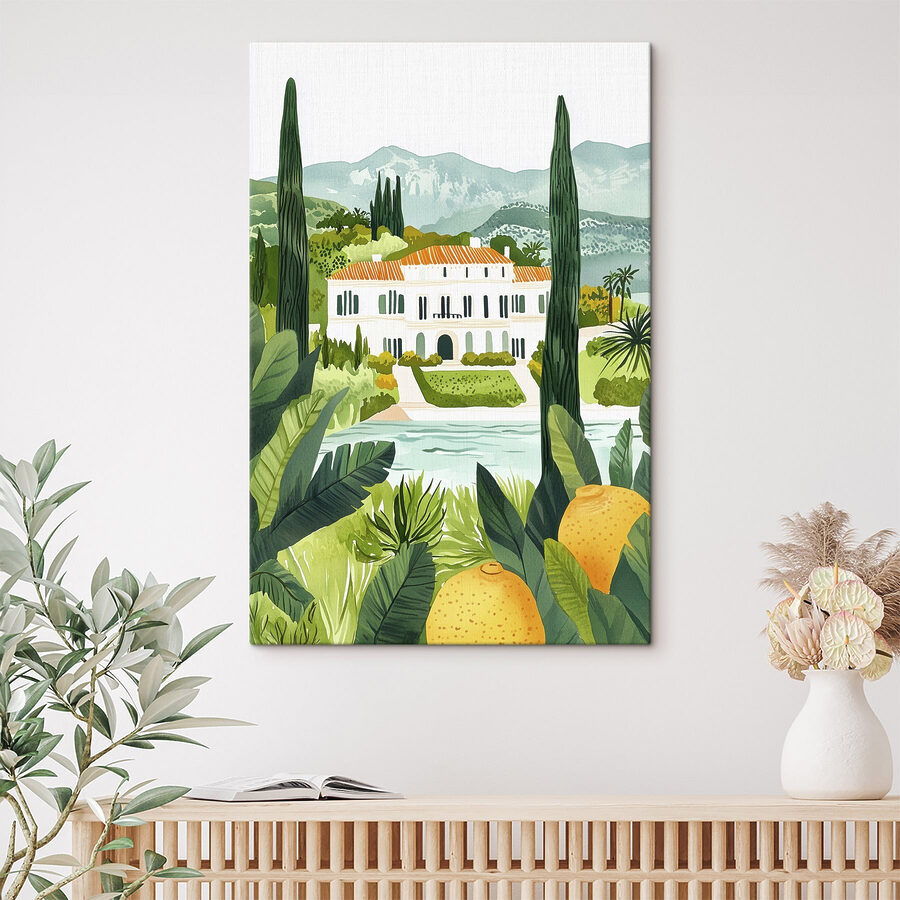 Huis met zwembad en bomen