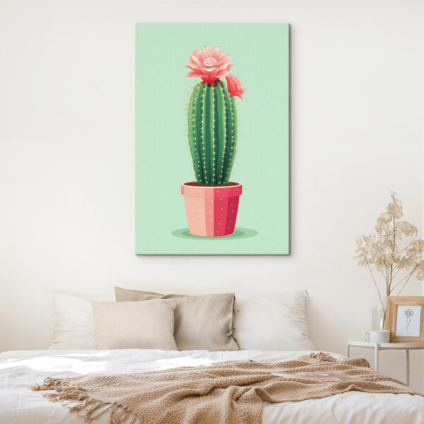 Cactus met een bloem erin Cactus met een bloem erin
