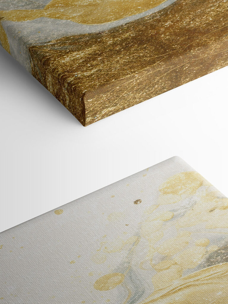 Abstract waves in soft pastel hues