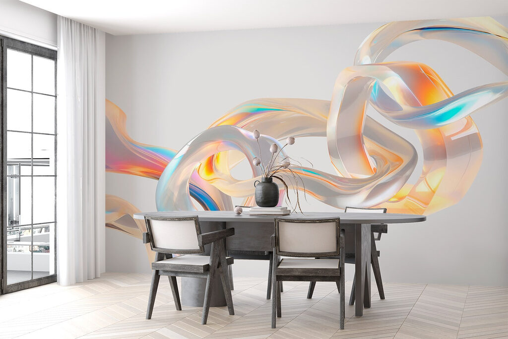 Flowing strands of iridescent beauty Flowing strands of iridescent beauty