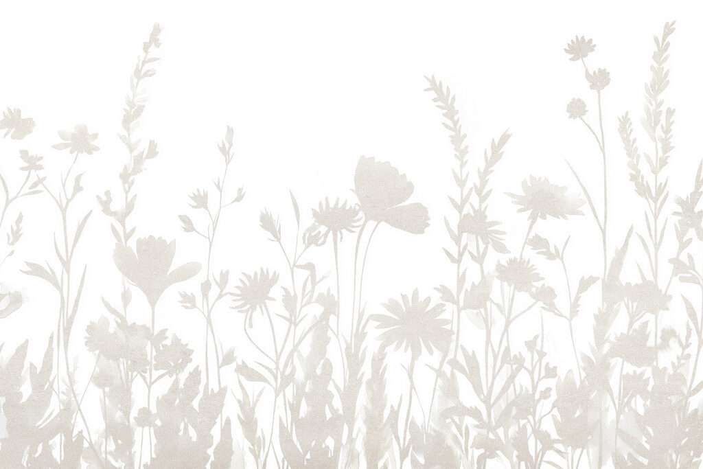 Witte achtergrond met bloemen Witte achtergrond met bloemen