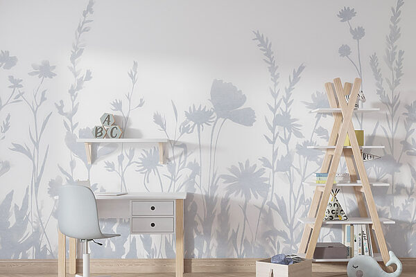 Witte bloem silhouetten Witte bloem silhouetten