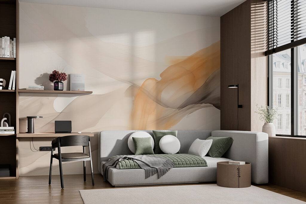 Soft hues dance across the canvas