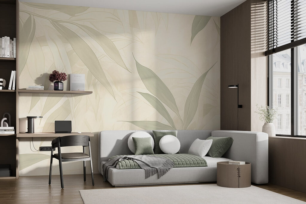Nature's soft, soothing leaf patterns Nature's soft, soothing leaf patterns