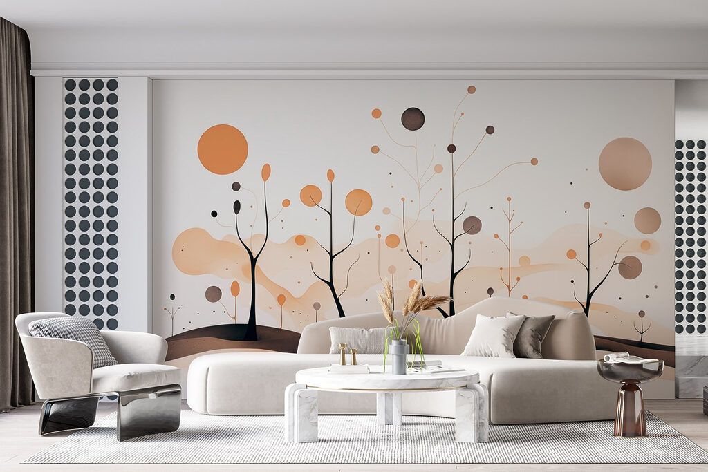 Painting of trees and plants Painting of trees and plants