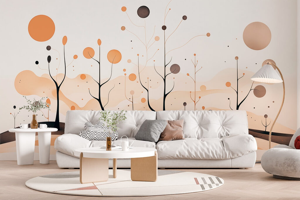 Painting of trees and plants Painting of trees and plants