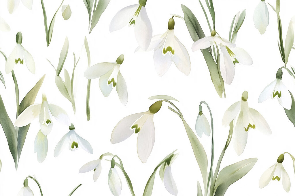 Patroon van witte bloemen Patroon van witte bloemen