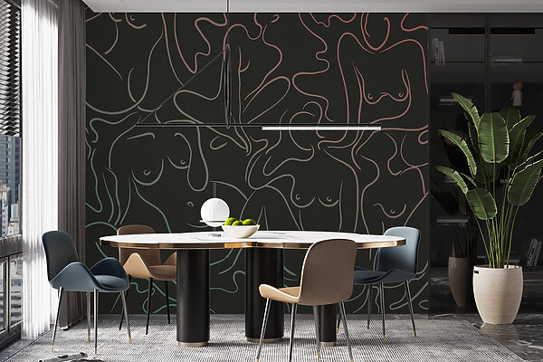 Group of women's body