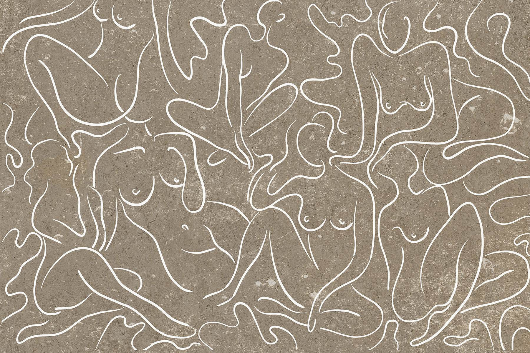 Group of women's figures Group of women's figures